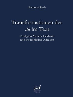 cover image of Transformationen des dû im Text